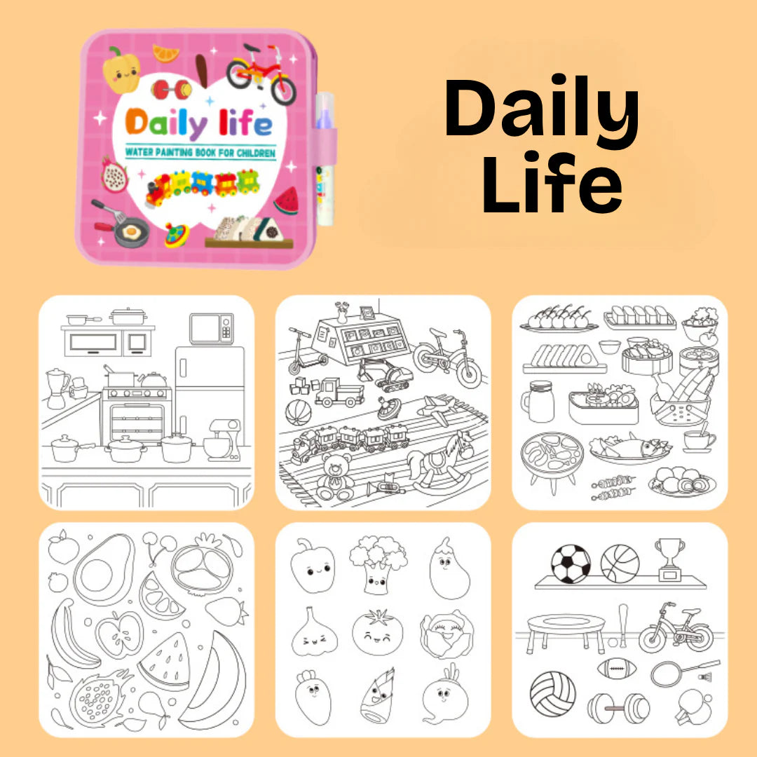 CocoToys™ Water Coloring Book
