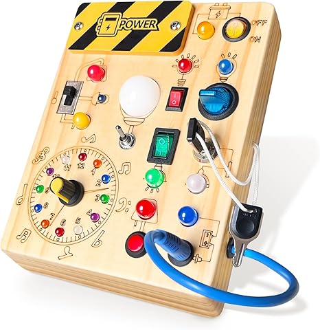 CocoToys Montessori LED Light Switch Busy Board