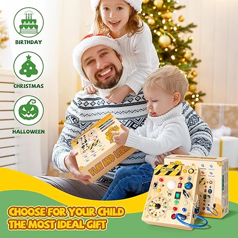 CocoToys Montessori LED Light Switch Busy Board